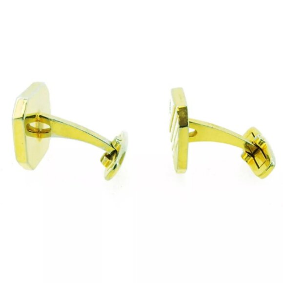 SAINT LAURENT cuffs YSL logo Gold hardware Authentic used T18939 authentic - Picture 12 of 16